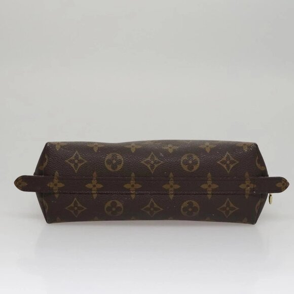 LOUIS VUITTON Monogram Trousse Demi Ronde Cosmetic Pouch M47520 LV Auth 109998 - Picture 7 of 14